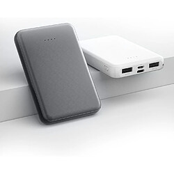 Avis SANAG Stock Leider-Batterie Portable 4 Sorties 5000 Mah, Power Bank Micro Usb, Type C, Charge Rapide, Batterie Externe Portable, Ultra Légère Power Pack Compact Power Bank Chargeur Compatible (Blanc)