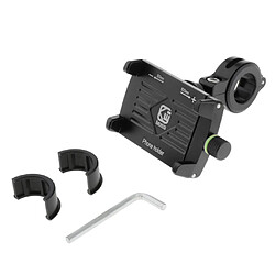 Acheter Support De Téléphone Pour Guidon De Moto Support GPS + Chargeur USB En Alliage D'aluminium Noir