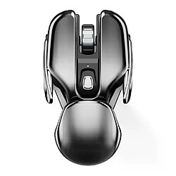 Souris sans fil rechargeable en métal 2,4 G 1600 DPI 6 boutons pour PC, ordinateur portable, jeu, bureau, maison, étanche