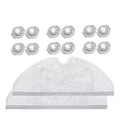 Kit de tampons à couverture complète pour aspirateur Xiaomi Roborock S5 S50 S51 MAX, avec réservoir d'eau AD