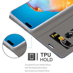 Cadorabo Coque Huawei P40 PRO / P40 PRO+ Etui en Bleu pas cher