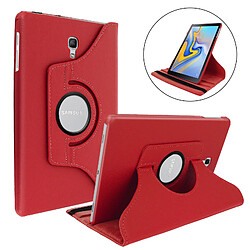 Avizar Housse Samsung Galaxy Tab A 10.5 Etui Ajustable Support Orientable 360° Rouge