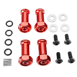 Avis Adaptateur D'extension De Moyeu Hexagonal De Roue De 12mm Pour 1/14 Wltoys 144001 Rouge