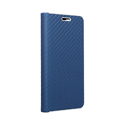 etui forcell lusur carbon pour huawei p smart 2019 blue