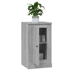 Acheter vidaXL Buffet sonoma gris 37,5x35,5x67,5 cm bois d'ingénierie