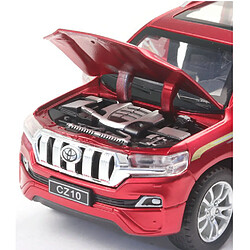 Avis Universal 1: 32 Toyota Prado SUV en alliage moulé sous pression modèle de voiture jouet son et éclairé collection cadeau (rouge)