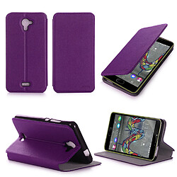 Xeptio Etui Wiko Ufeel PRIME violet avec stand - Housse coque de protection