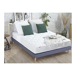 Idliterie Ensemble Matelas Ressorts 5 Zones ETOILE + Sommier - Made in France