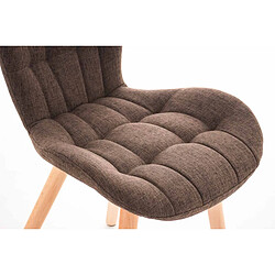 Non Chaise Elda tissu naturel pas cher