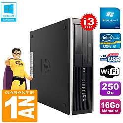 PC HP Compaq Pro 6300 SFF I3-2120 RAM 16Go Disque 250Go Graveur DVD Wifi W7 - Occasion