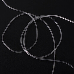 Acheter 1.0mm fils élastiques stretch perles cordon corde pour fabrication de bijoux noir blanc