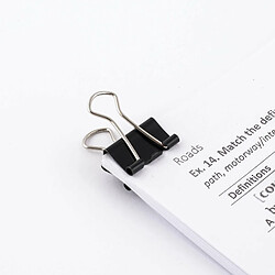 Acheter D.RECT | Lot de 12 Pinces à documents | 19 mm | Boîte de Pinces à papier multi-fonctions | Binder Clips | Papier Métal Pince a Dessin pour Notes | Papier à lettre | Clip Fournitures de bureau | Noir