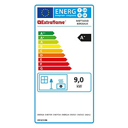 La Nordica Extraflame Poêle à granulés de bois 8kw bordeaux - MIETTAEVOBORDEAUX - NORDICA EXTRAFLAME