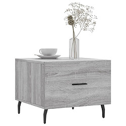 Avis Maison Chic Lot de 2 Tables basses,Table Console pour salon sonoma gris 50x50x40 cm bois d'ingénierie -MN72311