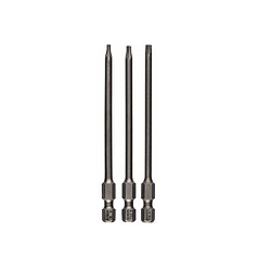 Bosch Set de 3 embouts de vissage courts Extra-dur Torx L 89 mm 2607001759