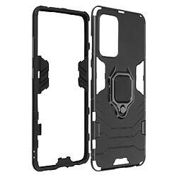 Avizar Coque Galaxy A52, A52 5G et A52s Hybride Antichoc Bague Métallique Support noir