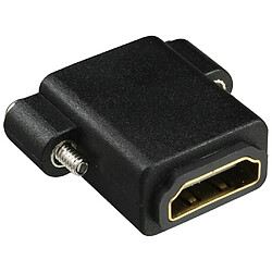 Adaptateur InLine® HDMI de type A femelle à A femelle plaqué or avec bride, 4K2K