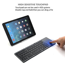 Jelly peigt pliable mini clavier Bluetooth gris profond pas cher