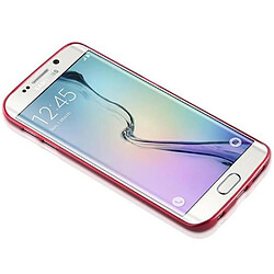 Acheter Cadorabo Coque Samsung Galaxy S6 EDGE Etui en Rouge