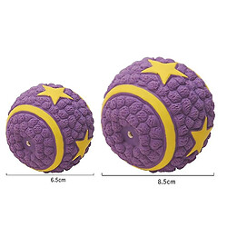 Jouets pour chien en latex avec balle sonore, spécification : Grande boule à quatre étoiles