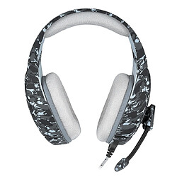 Acheter Wewoo Casque gris pour PS4, Smartphone, Tablette, PC, Ordinateur Portable Deep Bass Bruit Annulation Camouflage Gaming Headphone avec Microphone