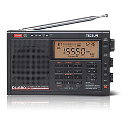 Acheter Universal PL 680 Radio stéréo numérique haute performance à bande entière Radio FM AM Radio SW SSB |(Le noir)