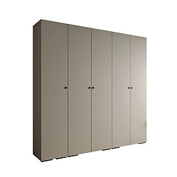 Abiks Meble Armoire Inova 2 À Portes Battantes 236,7/250/47 5 Portes (gris/nero)