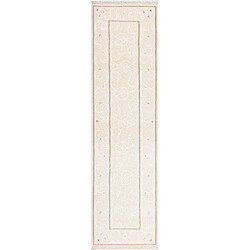 Vidal Tapis de couloir en laine 297x81 beige Darya