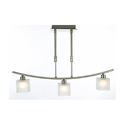 Luminaire Center Suspension PILA Nickel satiné