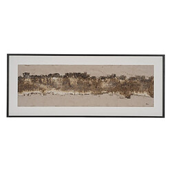 BigBuy Home Toile Blanc Noir Abstrait 150 x 4 x 60 cm