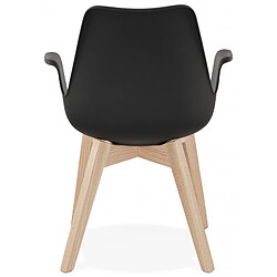 Kokoon Design Fauteuil "al capone" kokoon - noir pas cher