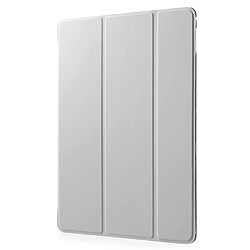 Etui en PU trois volets gris pour votre Apple iPad Air 2