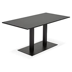 Alterego Table / bureau design 'AUSTIN' noir - 160x80 cm pas cher