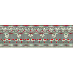 Alter Chemin de cuisine, 100% Made in Italy, Tapis antitache avec impression numérique, Coulisse antidérapante et lavable, Nordic - Modèle Etuhole, 140x52 cm