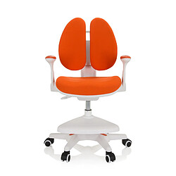 Chaise de bureau pour enfant KID WING Tissu orange hjh OFFICE