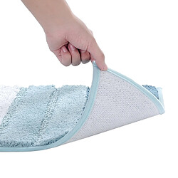 Acheter Wewoo Tapis en microfibre pour de salle de bains de cuisine anti-glisse intérieurtaille 43x61cm bleu