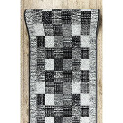 RUGSX TAPIS DE COULOIR BCF RAFIA gris 100 cm 100x250 cm pas cher