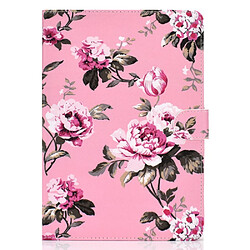 Etui en PU modèle fleur pour votre Apple iPad Air (2013)/Air 2/Pro 9.7 pouces (2016)/9.7 pouces (2017)/(2018)