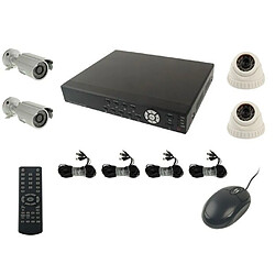 Yonis kit vidéo surveillance 4 caméras