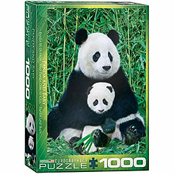 Eurographics Panda et bAbA Puzzle 1000 piAces Multicolore 6000-0173