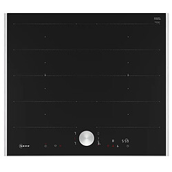 Table de cuisson induction 60cm 4 feux 7400w inox/noir - T66TTY4L0 - NEFF