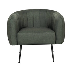 Habitat Et Jardin Fauteuil en tissu Diana - 1 place - Gris foncé