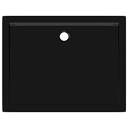 Acheter vidaXL Receveur de douche rectangulaire ABS Noir 70x90 cm