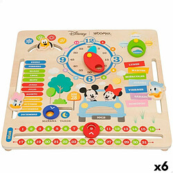 Jouet Educatif Disney Calendrier 30 x 3,5 x 30 cm (6 Unités)