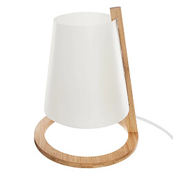 Atmosphera, Createur D'Interieur Lampe en bambou Scandi - Diam. 20 cm - Blanc Atmosphera - Lampe en bambou Scandi - Diam. 20 cm - Blanc - Scandinave