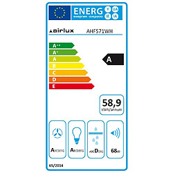 Groupe filtrant 52cm 68db 770m3/h blanc - ahf571wh - AIRLUX