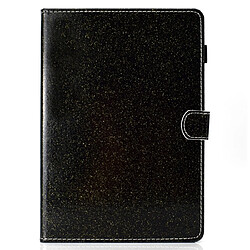 Wewoo Housse Coque Etui à rabat horizontal en cuir avec support et fente pour cartes iPad Air / Air 2 / iPad 9.7 vernis à paillettes noir