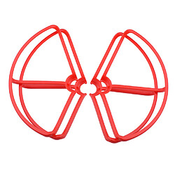 Avis 4 pièces anneau de protection garde hélice pour xiaomi mi drone 1080p / 4k rouge