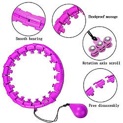 Acheter Universal Cercle intelligent, taille réglable de 24 noeuds, exercice de cercle de fitness (bleu)