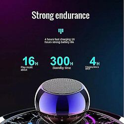 Avis Universal Mini Haut-parleur Bluetooth - Violet